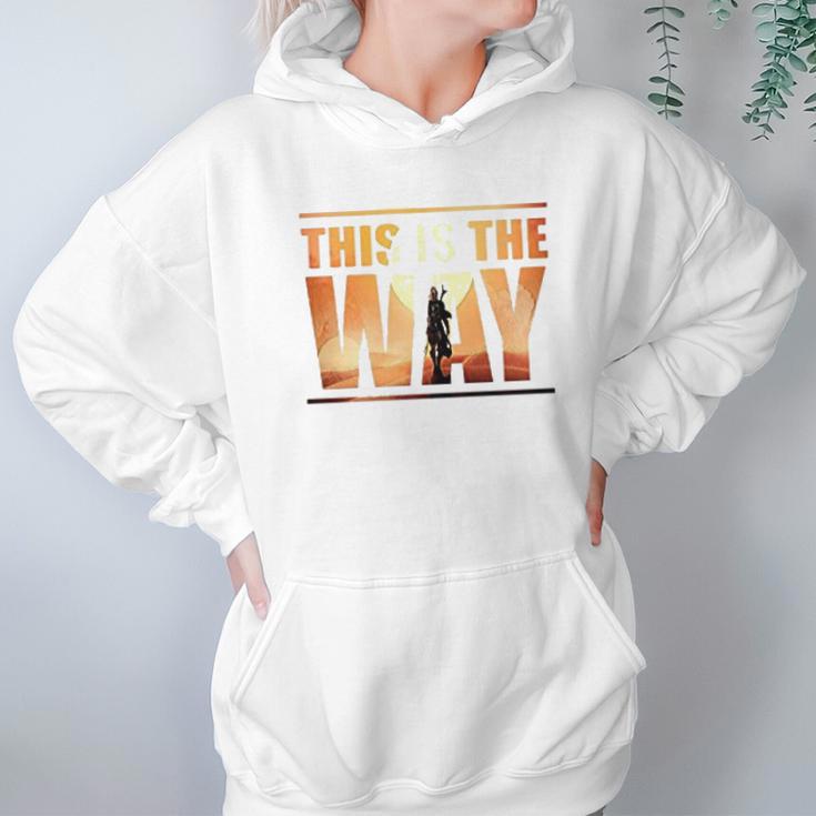 The Mandalorian This Is The Way Graphic Hoodie Gifts for Women