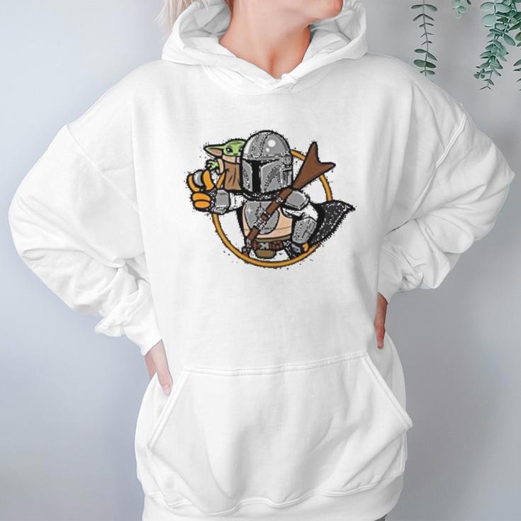 Mandalorian Vault Mando And Child Hoodie Gifts for Women