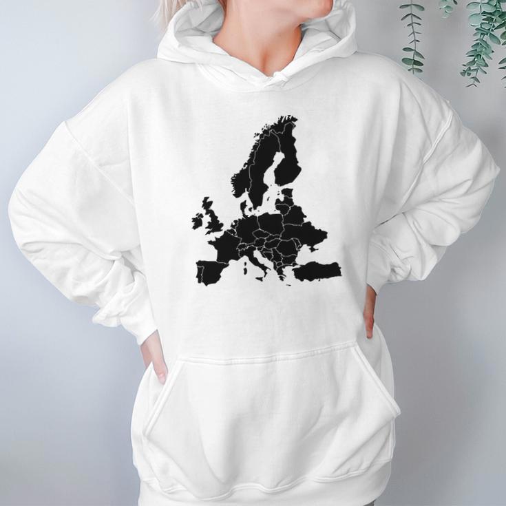 Map Of Europe Hoodie Gifts for Women