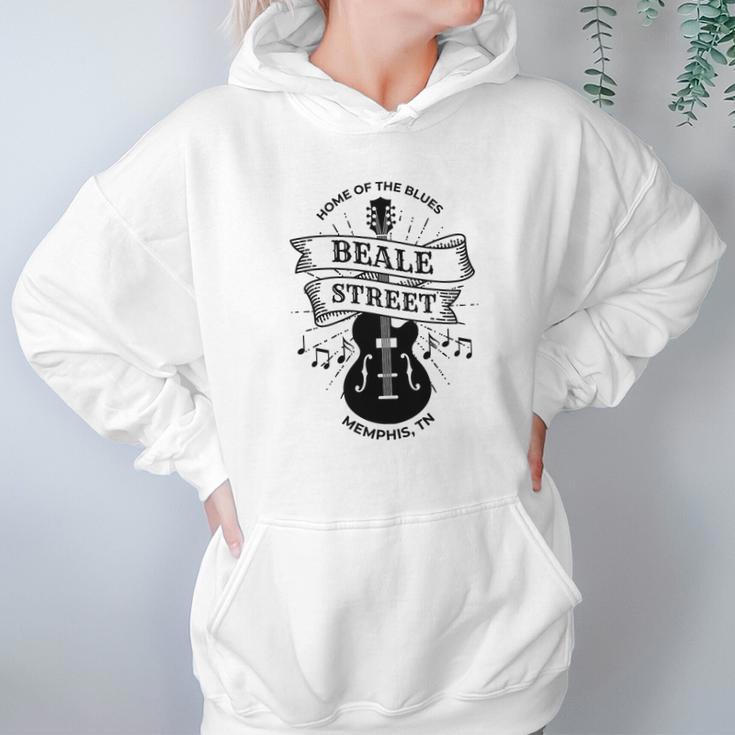 Memphis Beale Street Tn Blues Music Gift Hoodie Gifts for Women