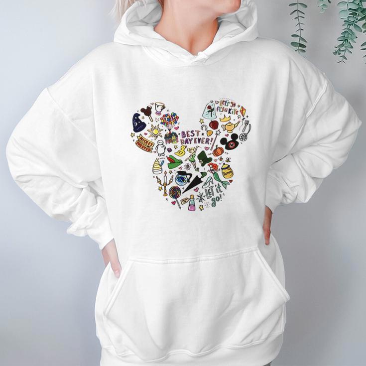 Mickey Mouse Head Best Day Ever Hoodie Gifts for Women