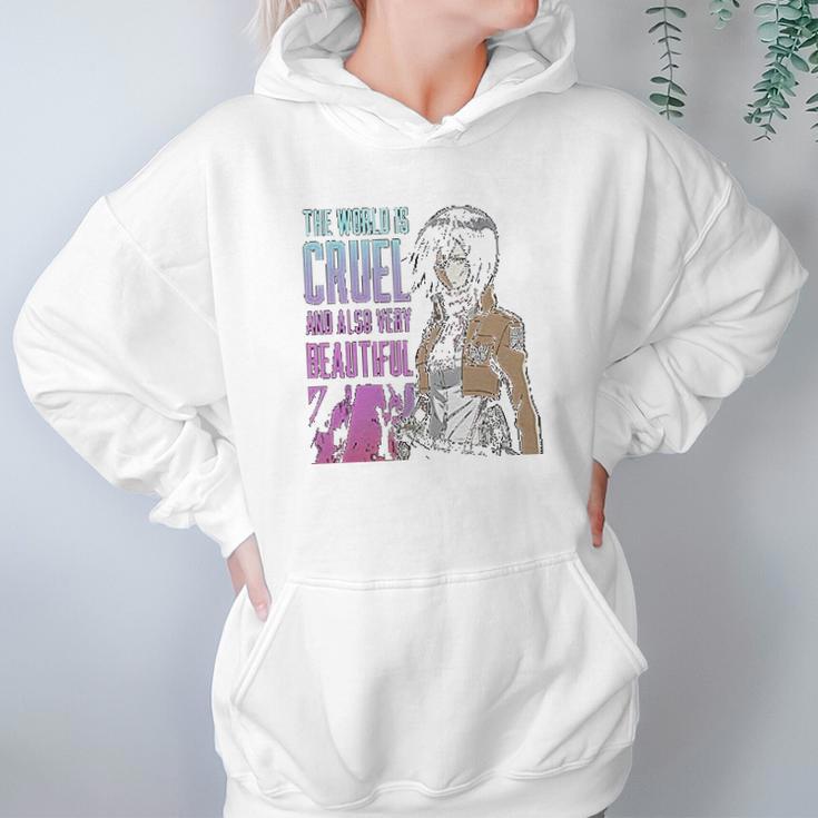 Mikasa The World Is Cruel Hoodie Gifts for Women