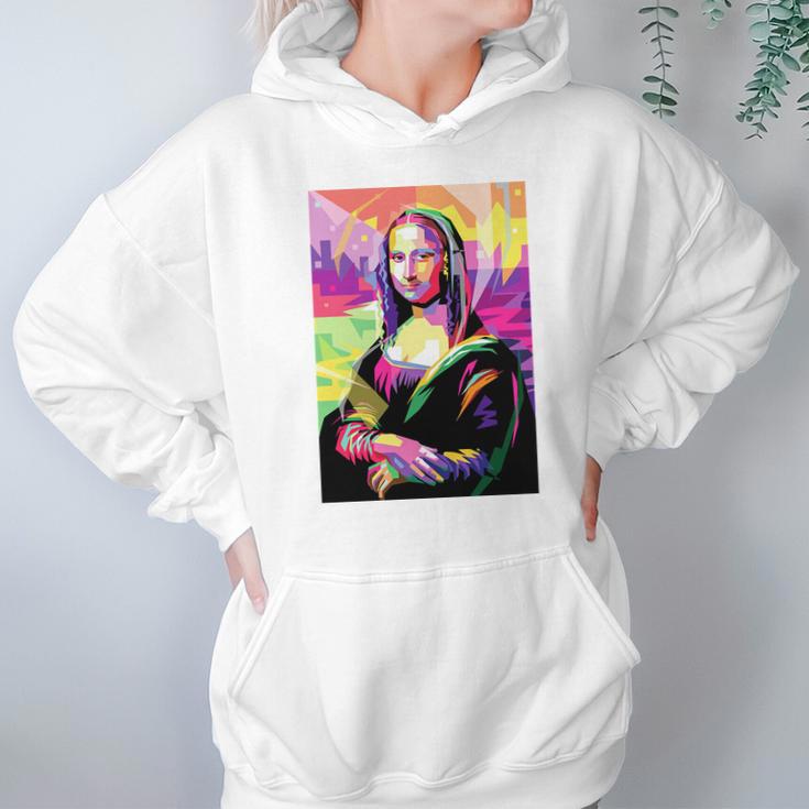 Mona Lisa Pop Art Hoodie Gifts for Women