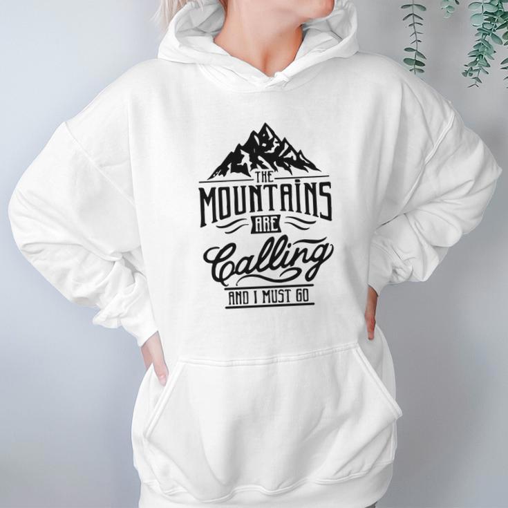 Mountains Calling - Mountains Climb - Mountaineering T-Shirt Hoodie Gifts for Women