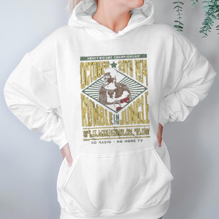 Muhammad Ali 60S Heavy Weight Championship October 29 1974 Hoodie Gifts for Women