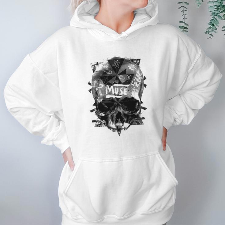 Muse Washed Out Skull The 2Nd Law Tshirt Hoodie Gifts for Women