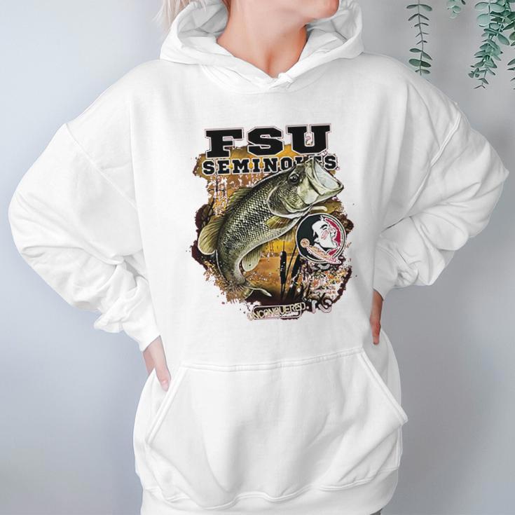 New World Graphics Ncaa Bass Fishing Hoodie Gifts for Women