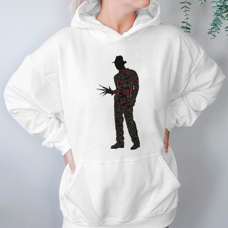 A Nightmare On Elm Street Freddy Silhouette Fill Hoodie Gifts for Women