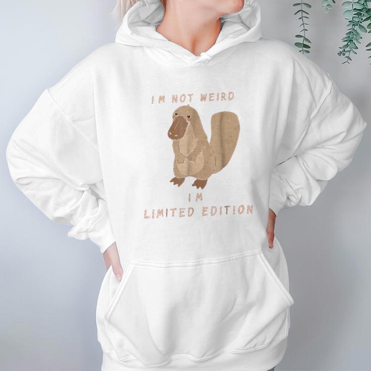 Im Not Weird Funny Platypus Hoodie Gifts for Women