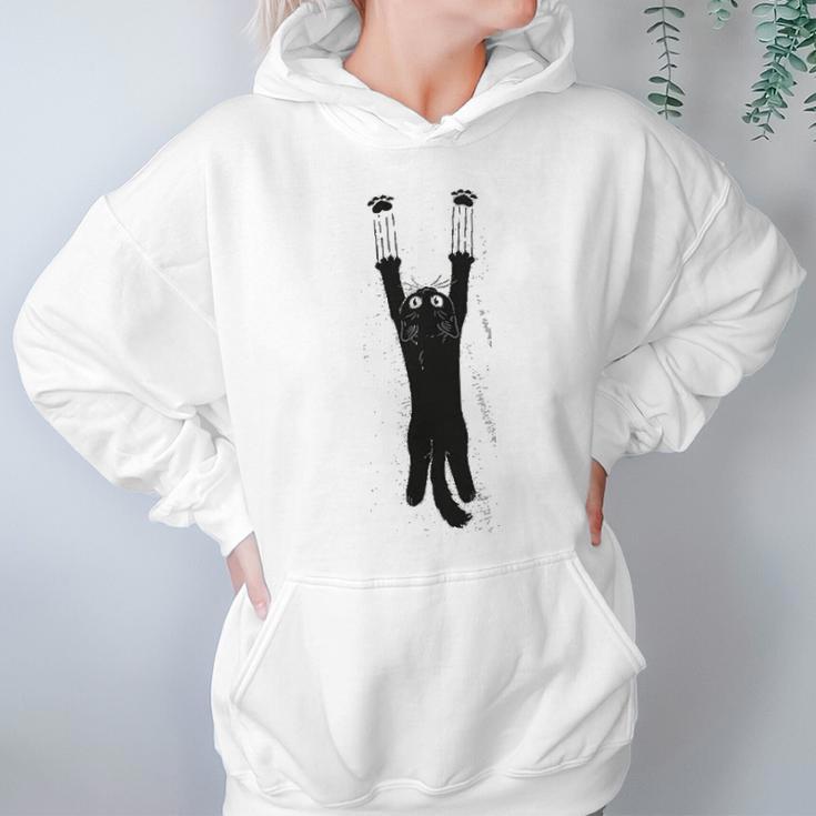 Paw Addict Funny Cat Cute Kitty Laughing Game Cat Hoodie Gifts for Women