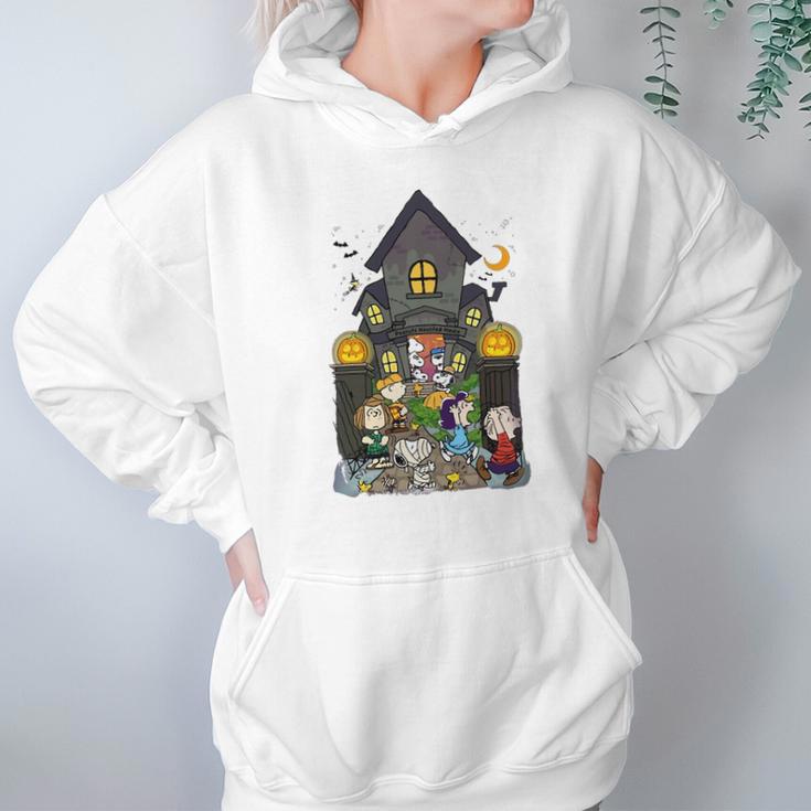 Peanuts - At Halloween Night Hoodie Gifts for Women