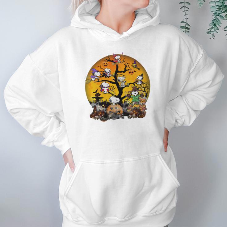 Peanuts Snoopy Halloween Tree Shirt Hoodie Gifts for Women