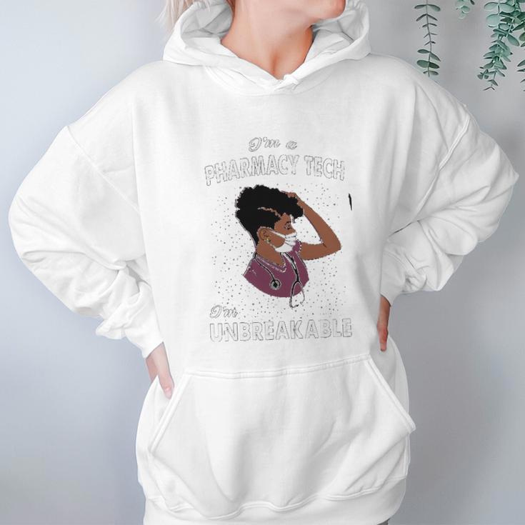 I Am An Pharmacy Tech I Am Unbreakable Hoodie Gifts for Women