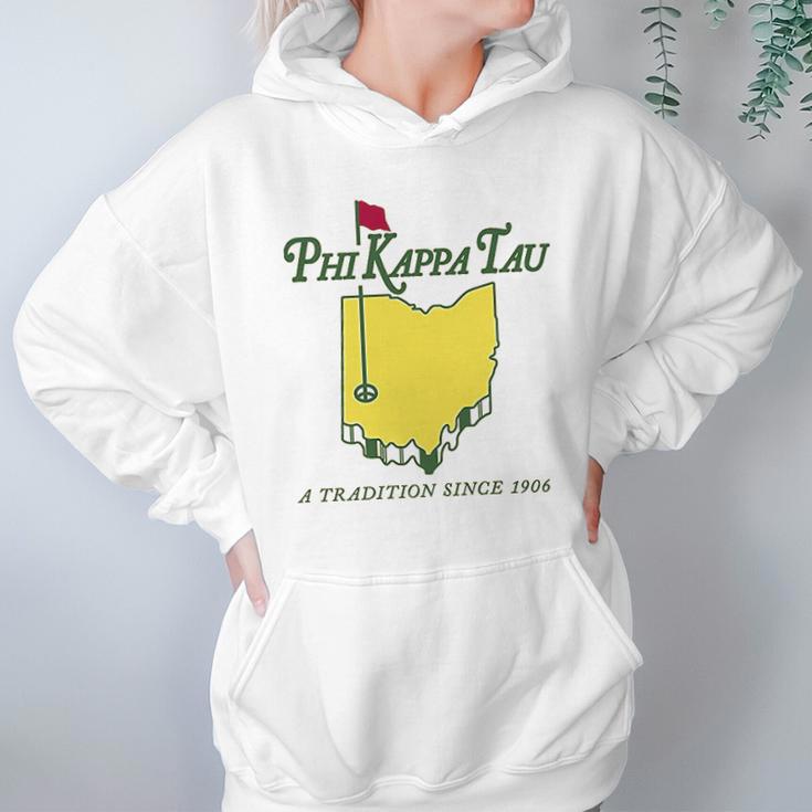 Phi Kappa Tau Fraternity Golf Comfort Colors Hoodie Gifts for Women