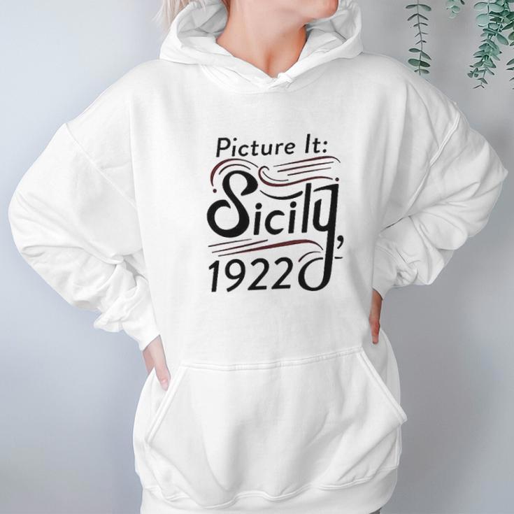 Picture It Sicily 1922 Television Funny Retro 80S Hoodie Gifts for Women