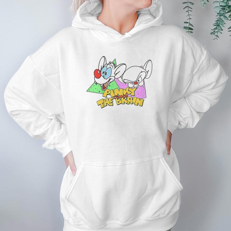 Pinky And The Brain Retro Portrait Hoodie Gifts for Women