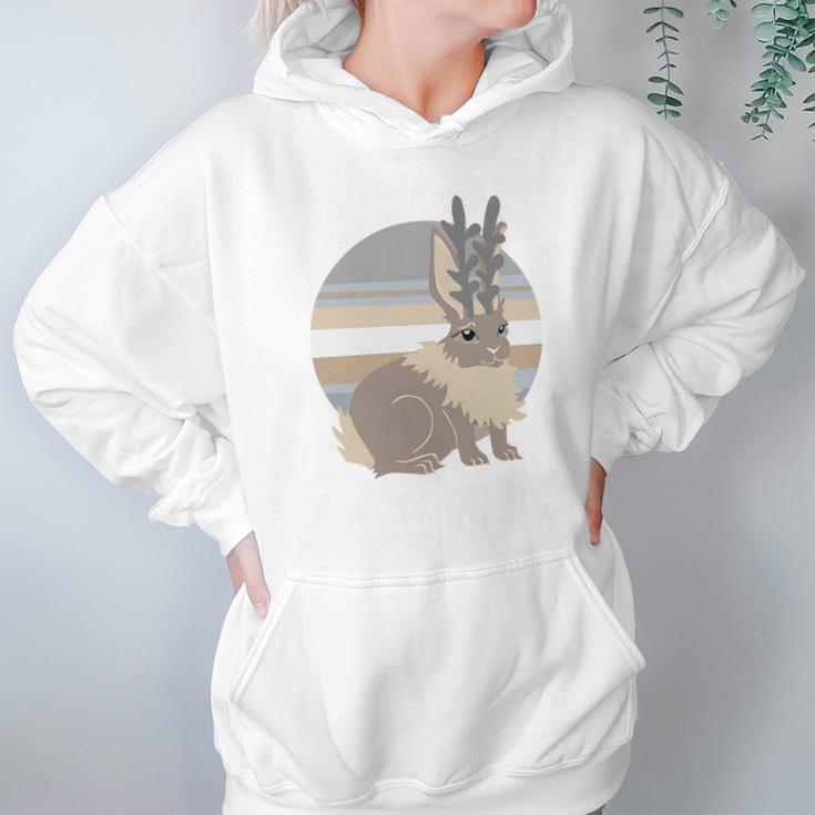 Planet Jackalope Funny Rabbit Hoodie Gifts for Women