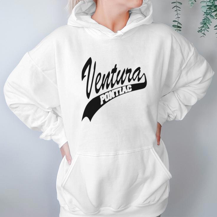 Pontiac Ventura - White Outline Hoodie Gifts for Women