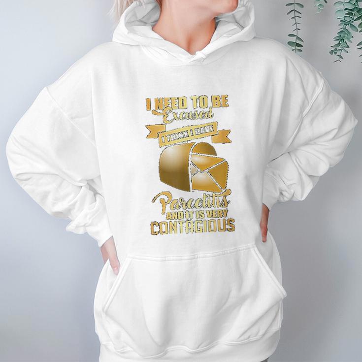 Postal Worker Parcelitis Very Contagious Funny Gift For Men Hoodie Gifts for Women