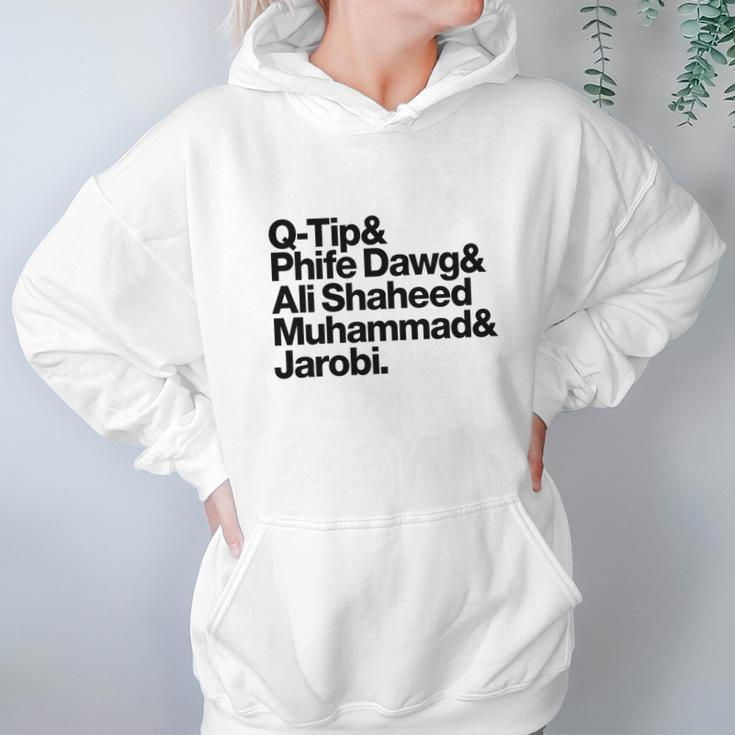 Qtip Phife Dawg Ali Shaheed Muhammad Jarobi Hoodie Gifts for Women