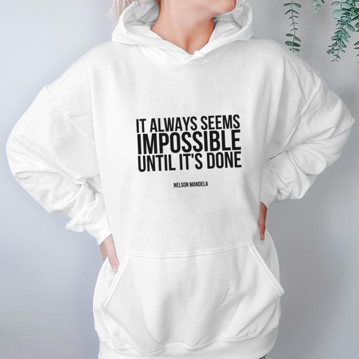 Quote From Nelson Mandela Hoodie Gifts for Women