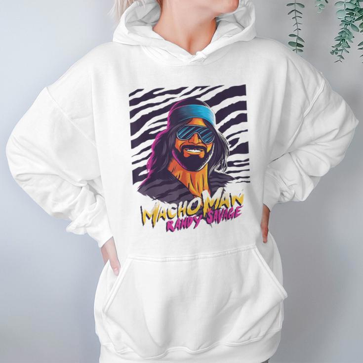 Randy Macho Man Savage Zebra Pattern Hoodie Gifts for Women