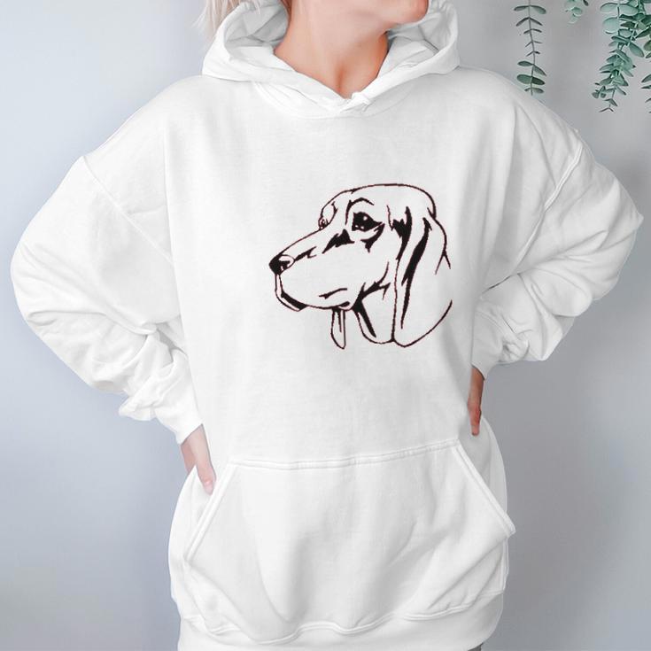 Redbone Coonhound Head Hoodie Gifts for Women