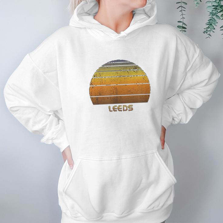 Retro Leeds United Kingdom Hoodie Gifts for Women