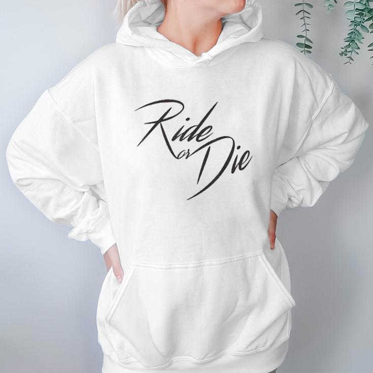 Ride Or Die Motor Cycle Bike Lover Gift Hoodie Gifts for Women