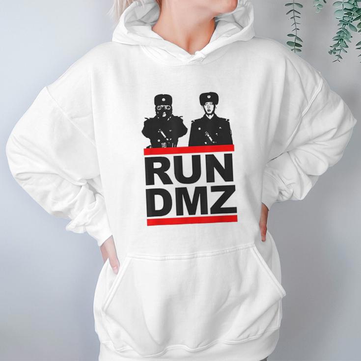 Run Dmz Funny Communist North Korea Hoodie Gifts for Women