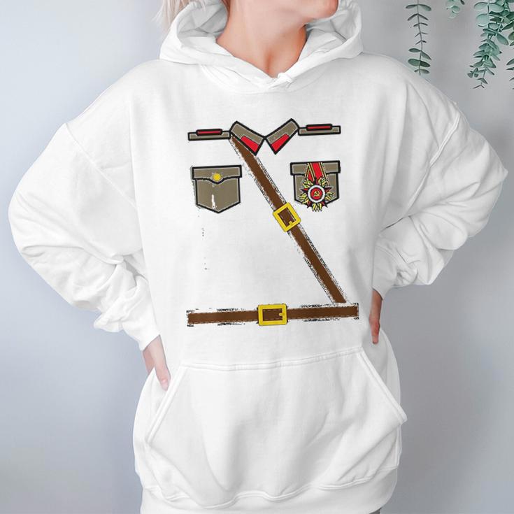 Russian Soldier Costume Ussr Communist Socialist Halloween Hoodie Gifts for Women