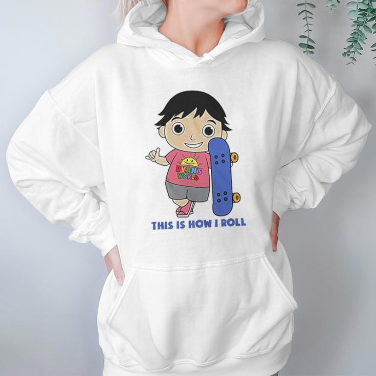 Ryans World Skater Ryan Little Boys Juvenile Kids Hoodie Gifts for Women