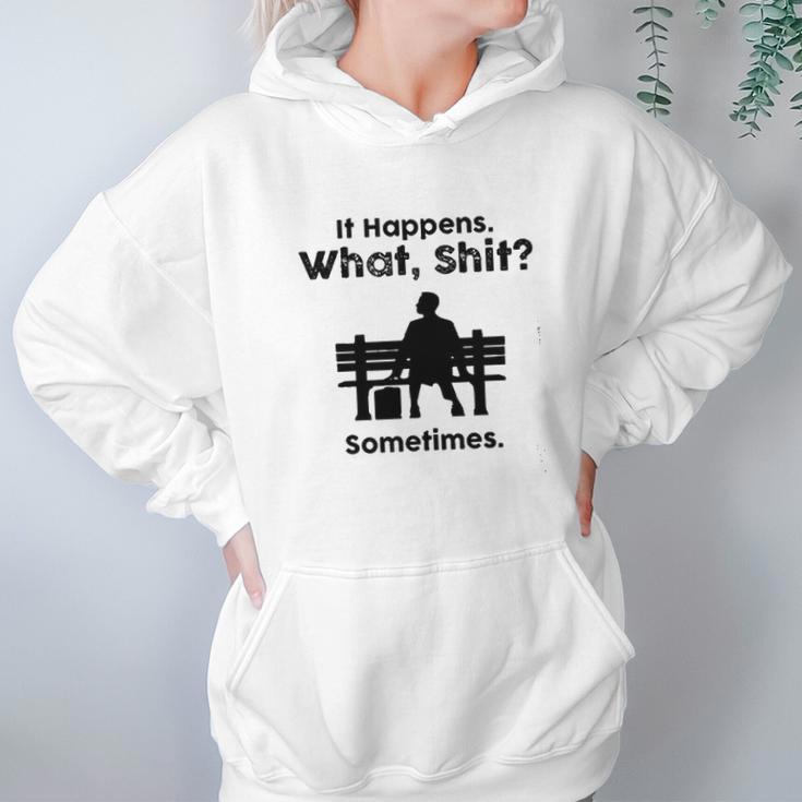 Sht Happens Classic Movie Hoodie Gifts for Women