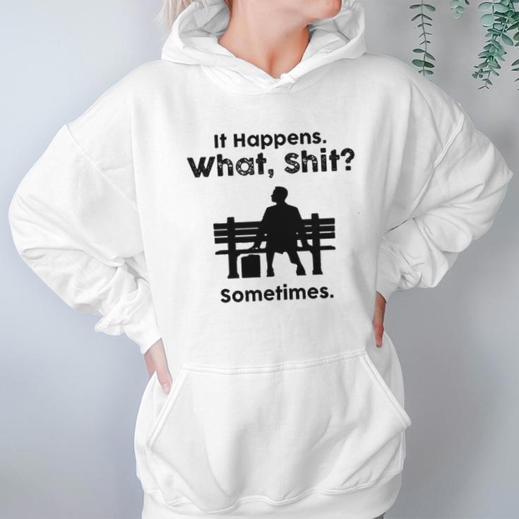 Sht Happens Classic Movie Romance Comedy Hoodie Gifts for Women