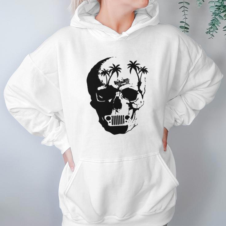 Skeleton Head Jeep Shirt Hoodie Gifts for Women