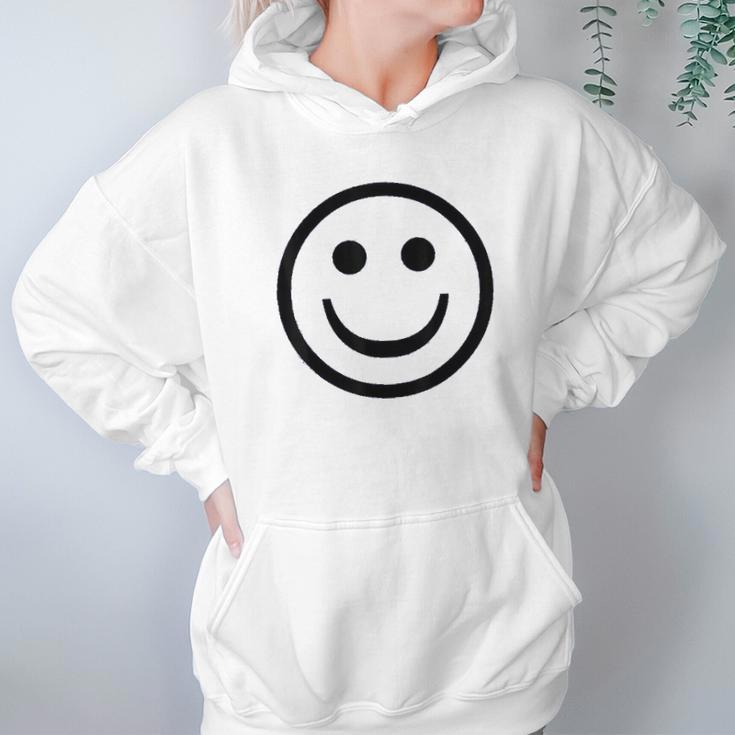 Smiley Face Cute Positive Happy Smile Face Hoodie Gifts for Women