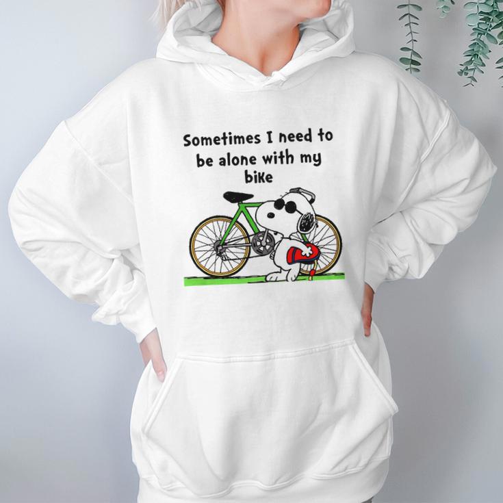 Snoopy Bike Hoodie Gifts for Women