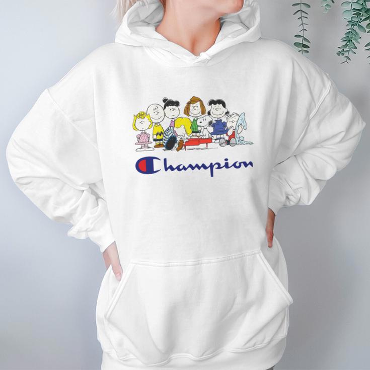 Snoopy And Friends Champion Peanuts Hoodie Gifts for Women