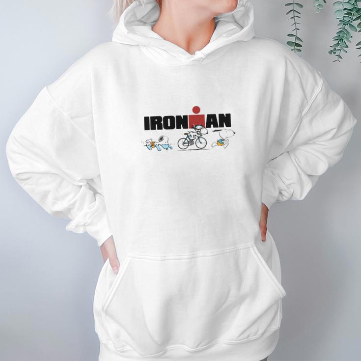 Snoopy Ironman Sports Shirt Hoodie Gifts for Women