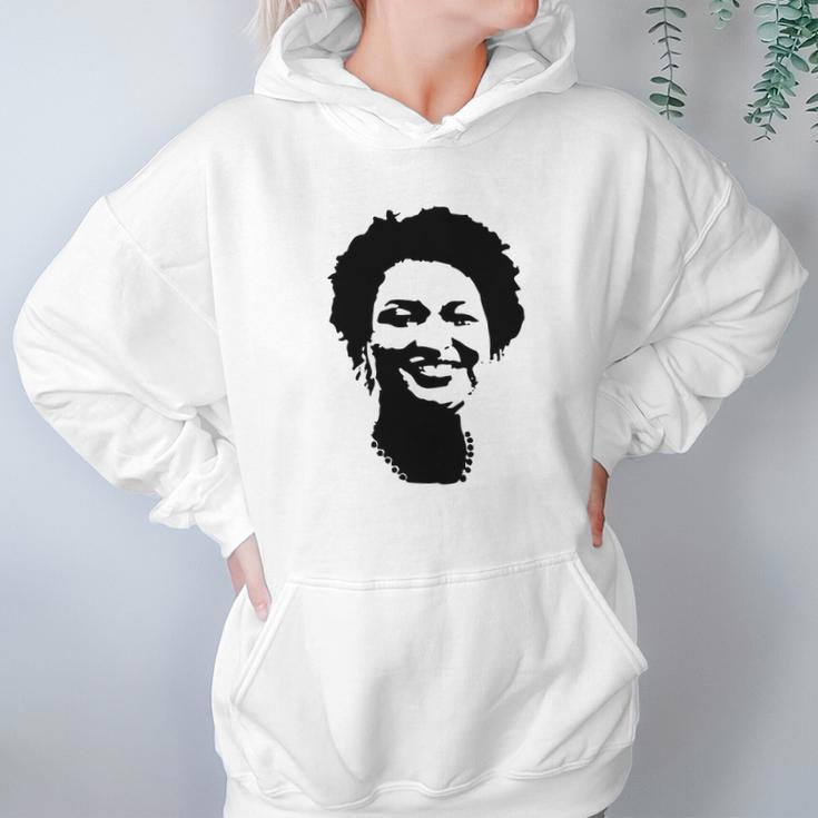 Stacey Abrams Portrait Gift Hoodie Gifts for Women