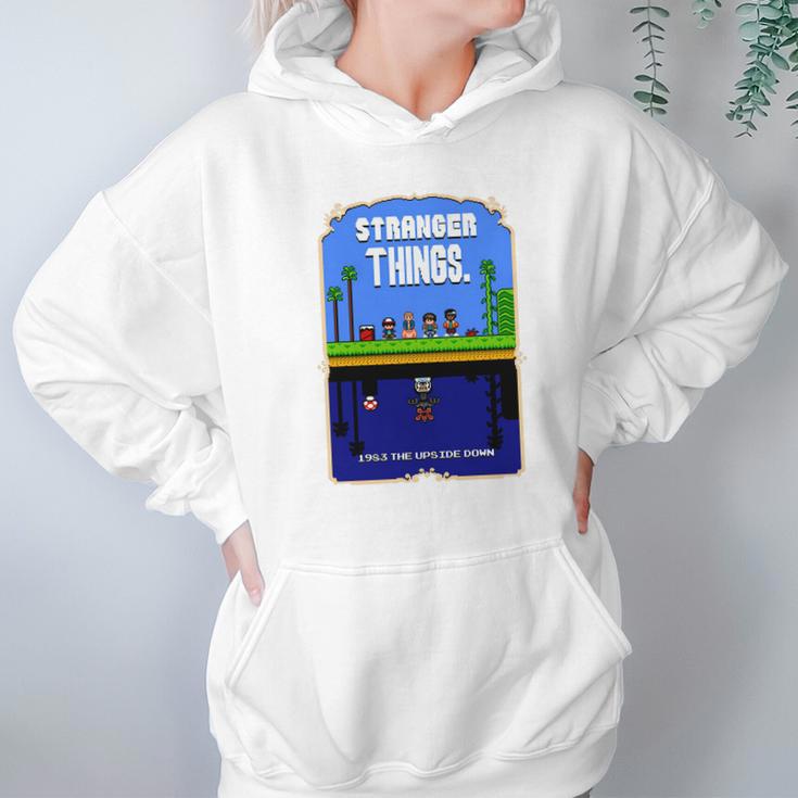 Stranger Things Mario Bros 2 Pixel Art Mashup T-Shirt Hoodie Gifts for Women