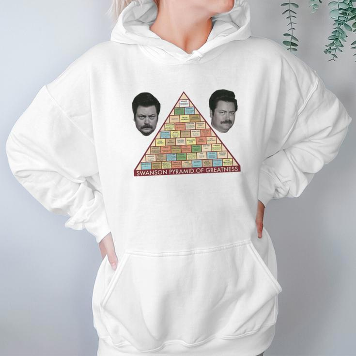 Swanson Pyramid Of Greatness Hoodie Gifts for Women