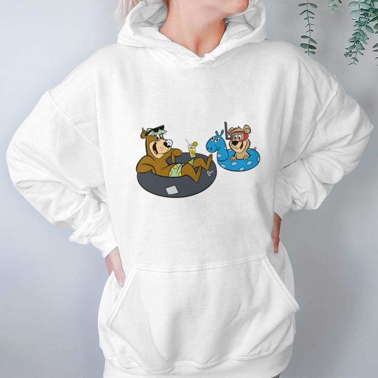 Swimming Yogi Bear Hoodie Gifts for Women