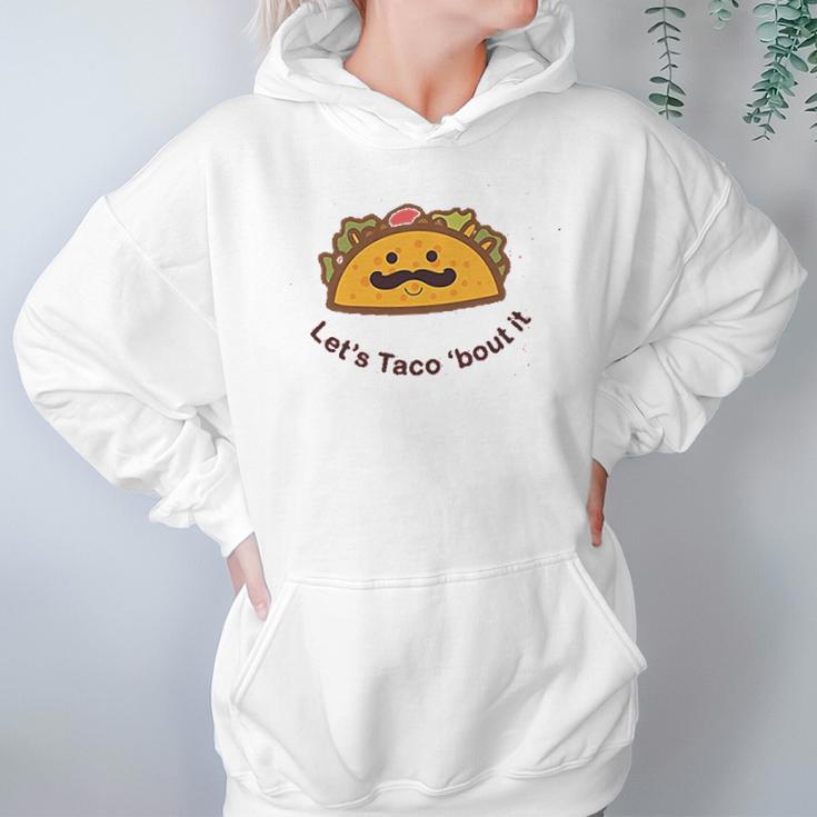 Trunk Candy Lets Taco Bout It Kids Tri Blend Hoodie Gifts for Women