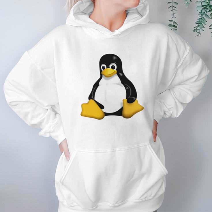 Tux Penguin Linux Official Mascot Logo Icon T-Shirt Hoodie Gifts for Women