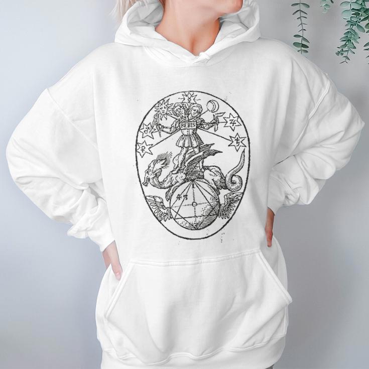 Vintage Alchemy Symbol Rebis Hoodie Gifts for Women