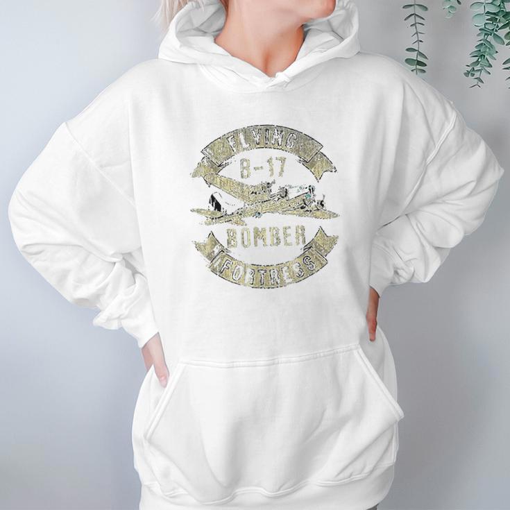 Vintage Bomber Plane Aviation Airplane Hoodie Gifts for Women