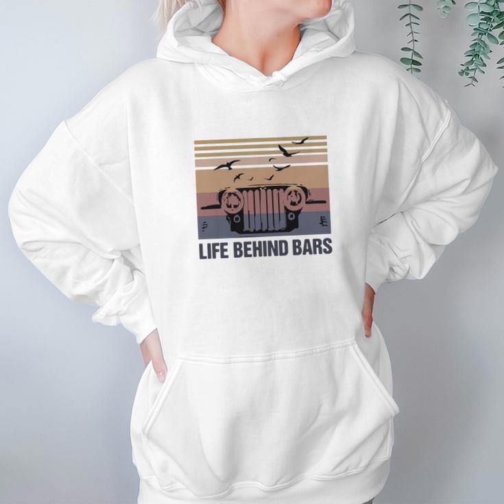 Vintage Jeep Life Behind Bars Shirt Hoodie Gifts for Women