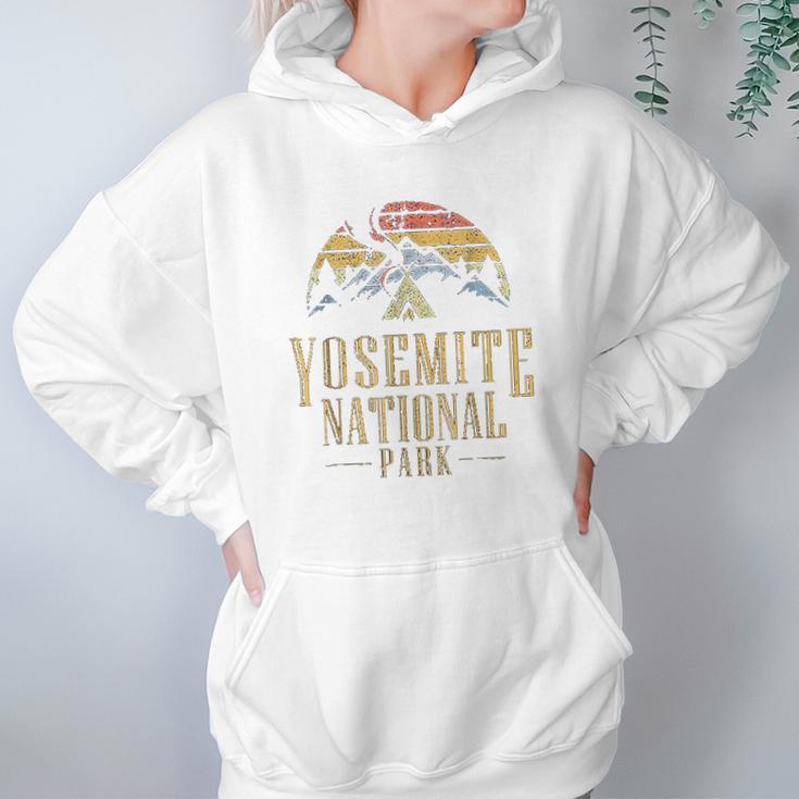 Vintage Yosemite National Park Campfire Hoodie Gifts for Women