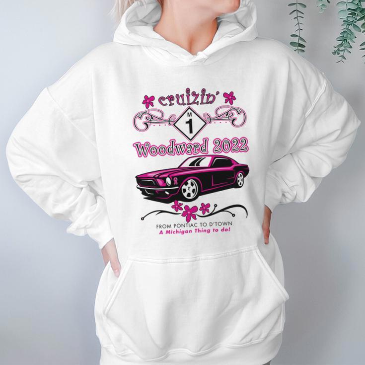 Woodward Avenue Cruise 2022 M1 Pink Style Hoodie Gifts for Women